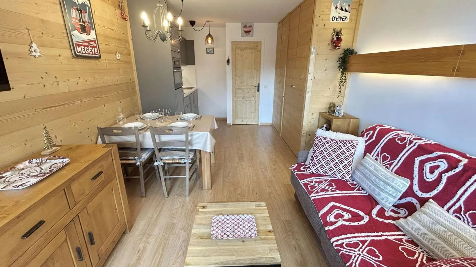 Studio A Megeve Avec Parking Souterrain Et Casier A Skis - Fr-1-597-189